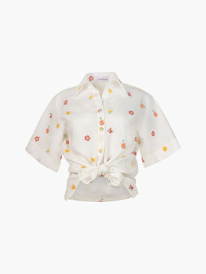 Holiday Button Shirt | Cherry Tomato Holiday Button Shirt | Cherry Tomato