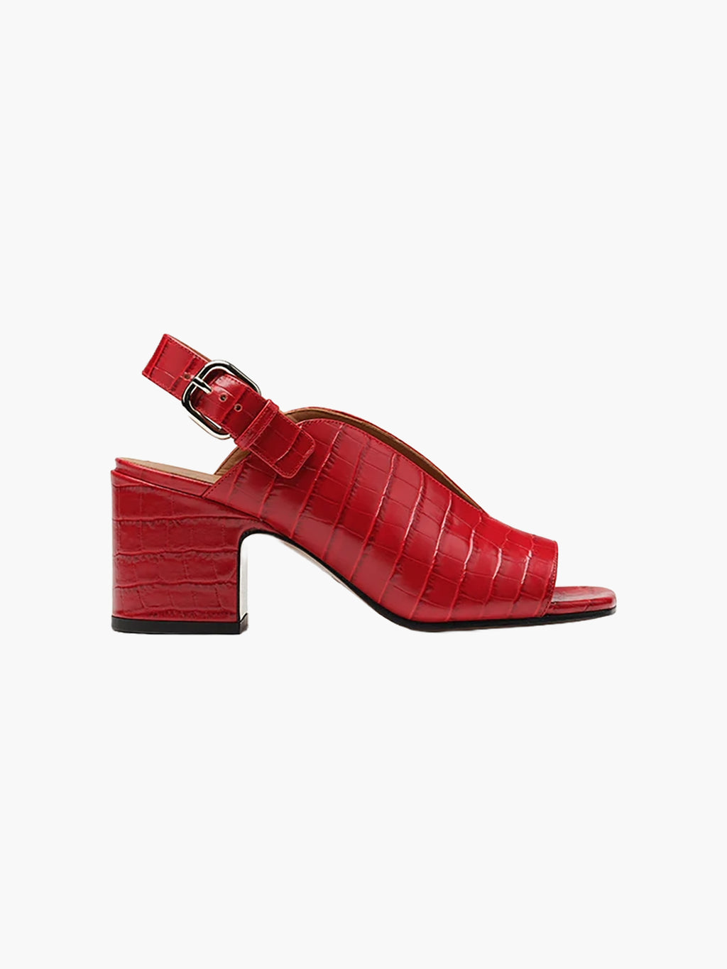 Baghera Sandals | Smooth Leather Red