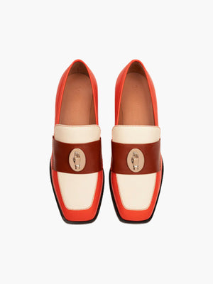 Nono Loafers | Tri-color Orange Nono Loafers | Tri-color Orange