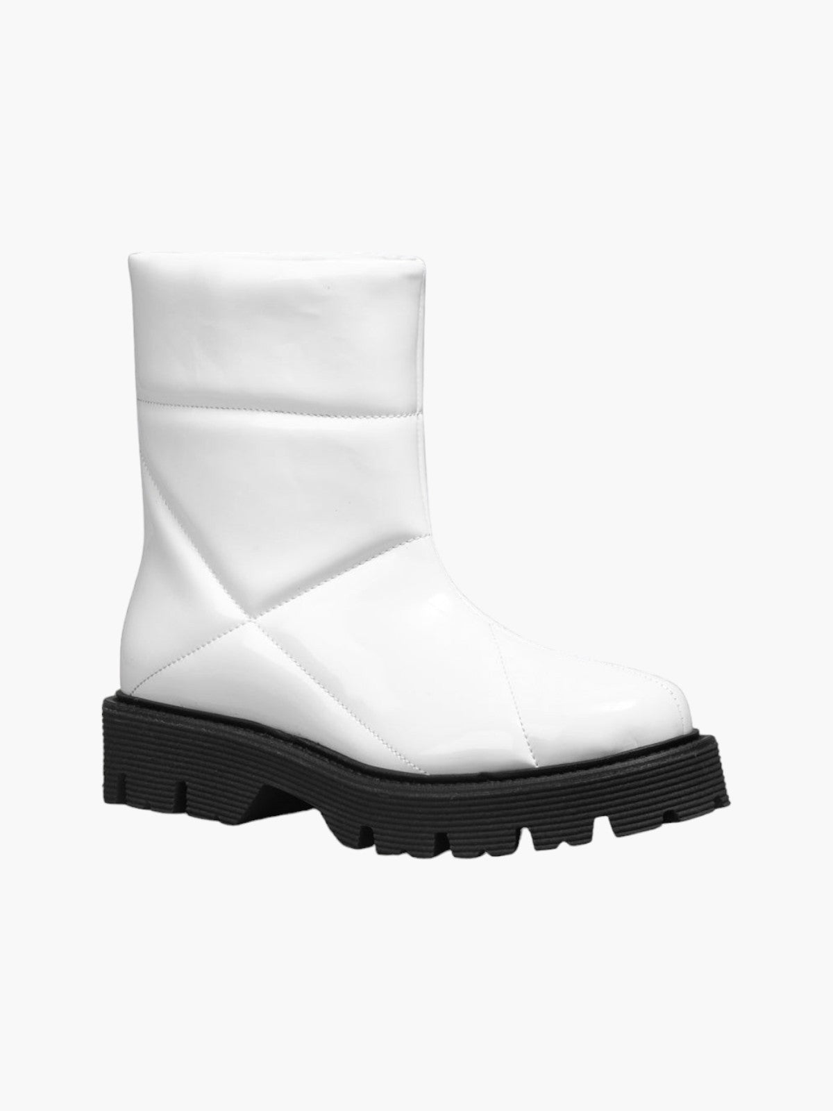 Damu Boot | White Patent Damu Boot | White Patent