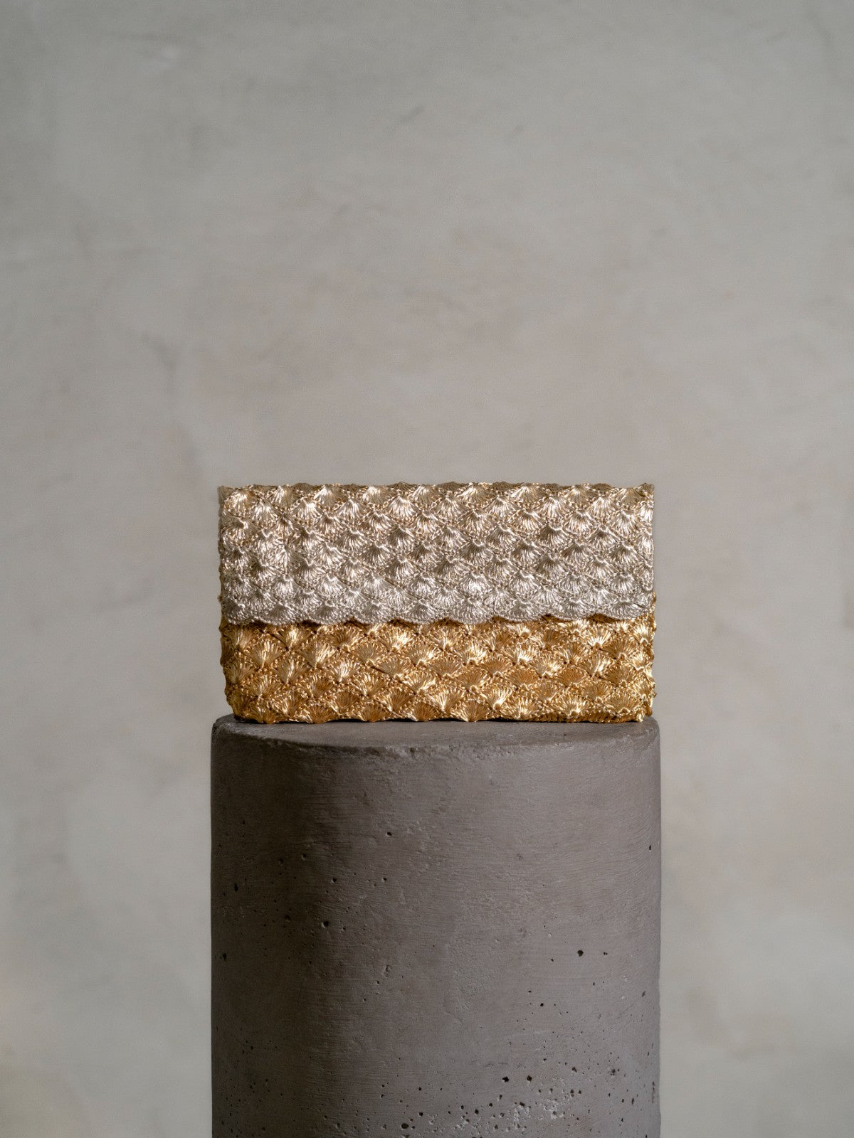 Kaia Clutch | Gold/Silver