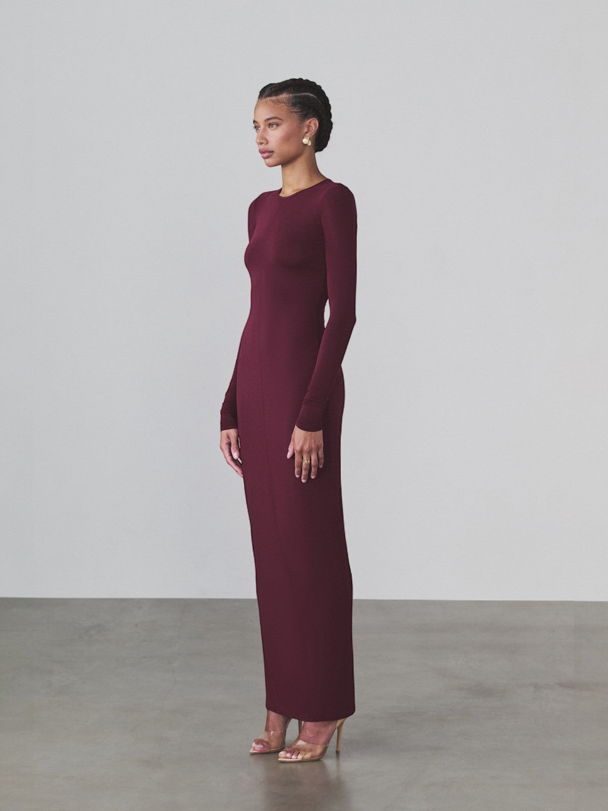 Carmen Maxi Dress | Burgundy Carmen Maxi Dress | Burgundy