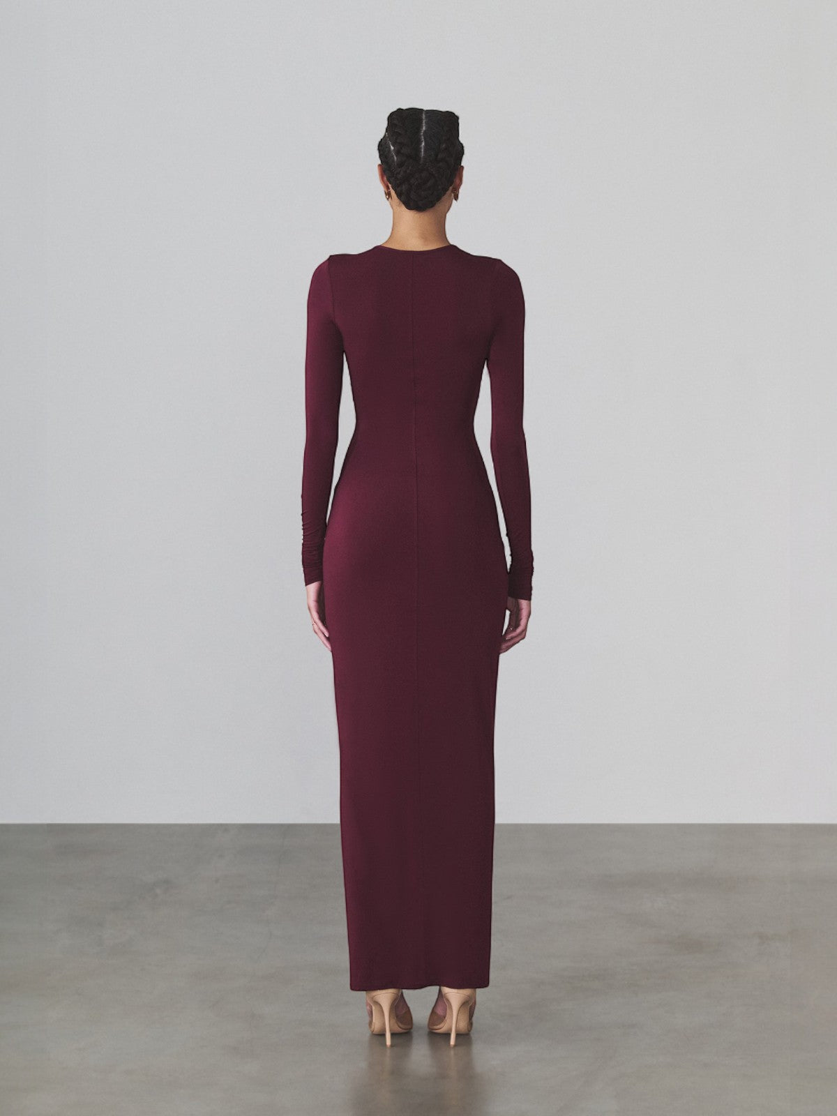 Carmen Maxi Dress | Burgundy Carmen Maxi Dress | Burgundy