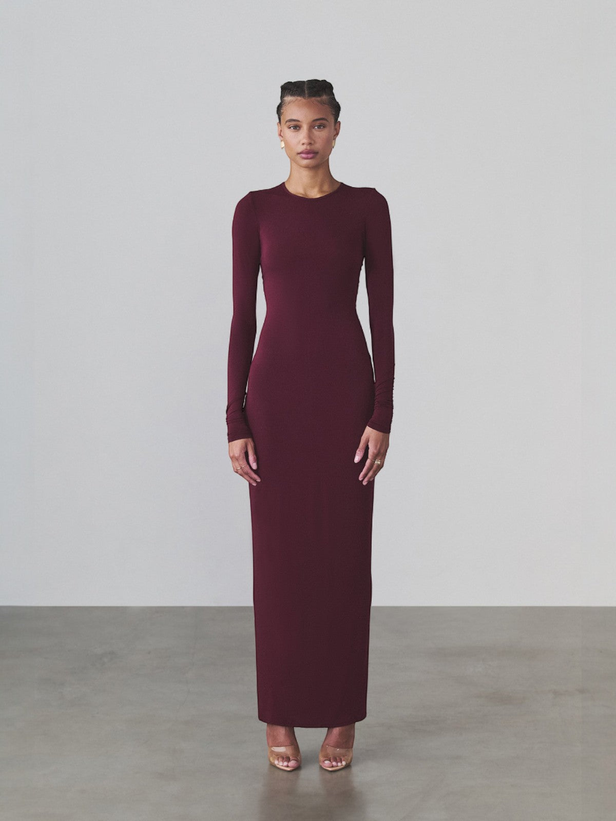 Carmen Maxi Dress | Burgundy Carmen Maxi Dress | Burgundy
