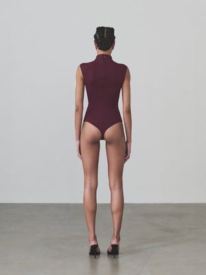 Paulina Bodysuit | Burgundy Paulina Bodysuit | Burgundy