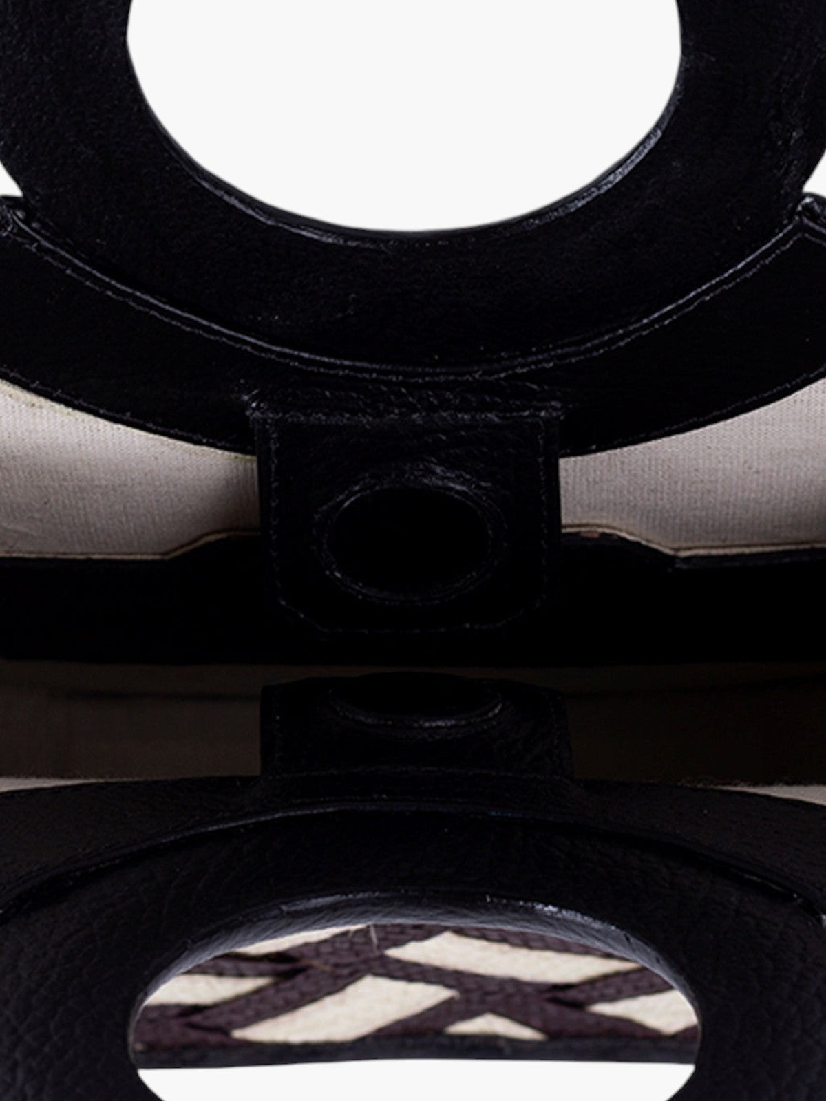 Zenú Braid in Raffia and Leather | Black Zenú Braid in Raffia and Leather | Black