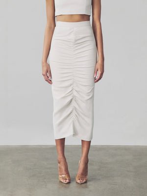 Serena Midi Skirt | Bone Serena Midi Skirt | Bone