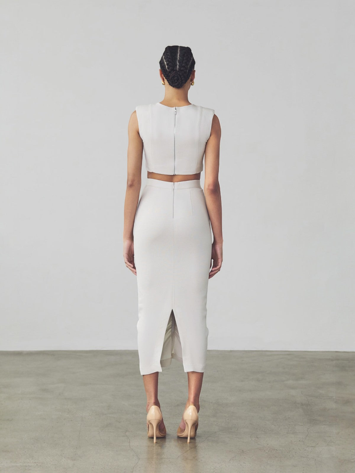 Serena Midi Skirt | Bone Serena Midi Skirt | Bone