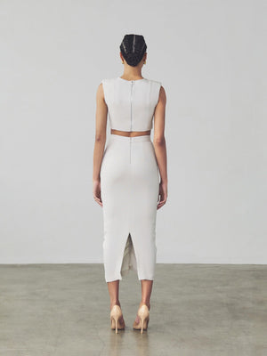 Serena Midi Skirt | Bone Serena Midi Skirt | Bone