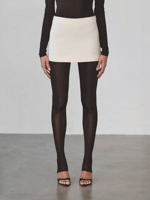 Veronica Micro Mini Skirt | Ivory Veronica Micro Mini Skirt | Ivory