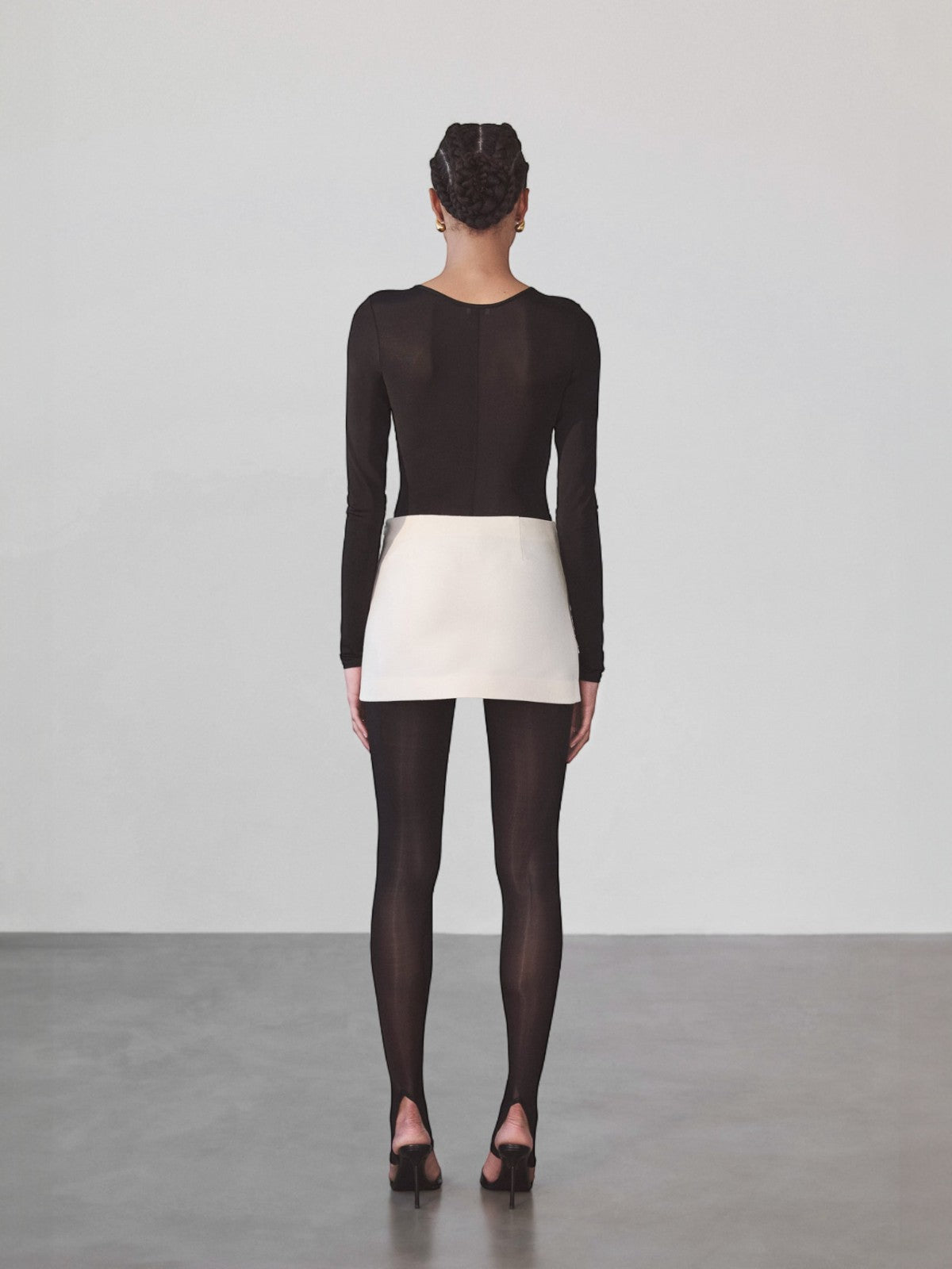 Veronica Micro Mini Skirt | Ivory Veronica Micro Mini Skirt | Ivory