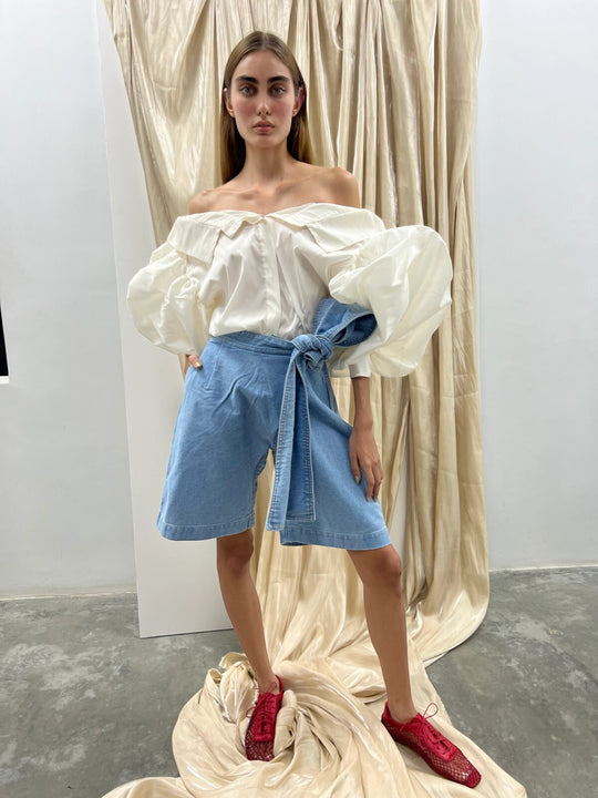 Agua Blouse Off-Shoulders