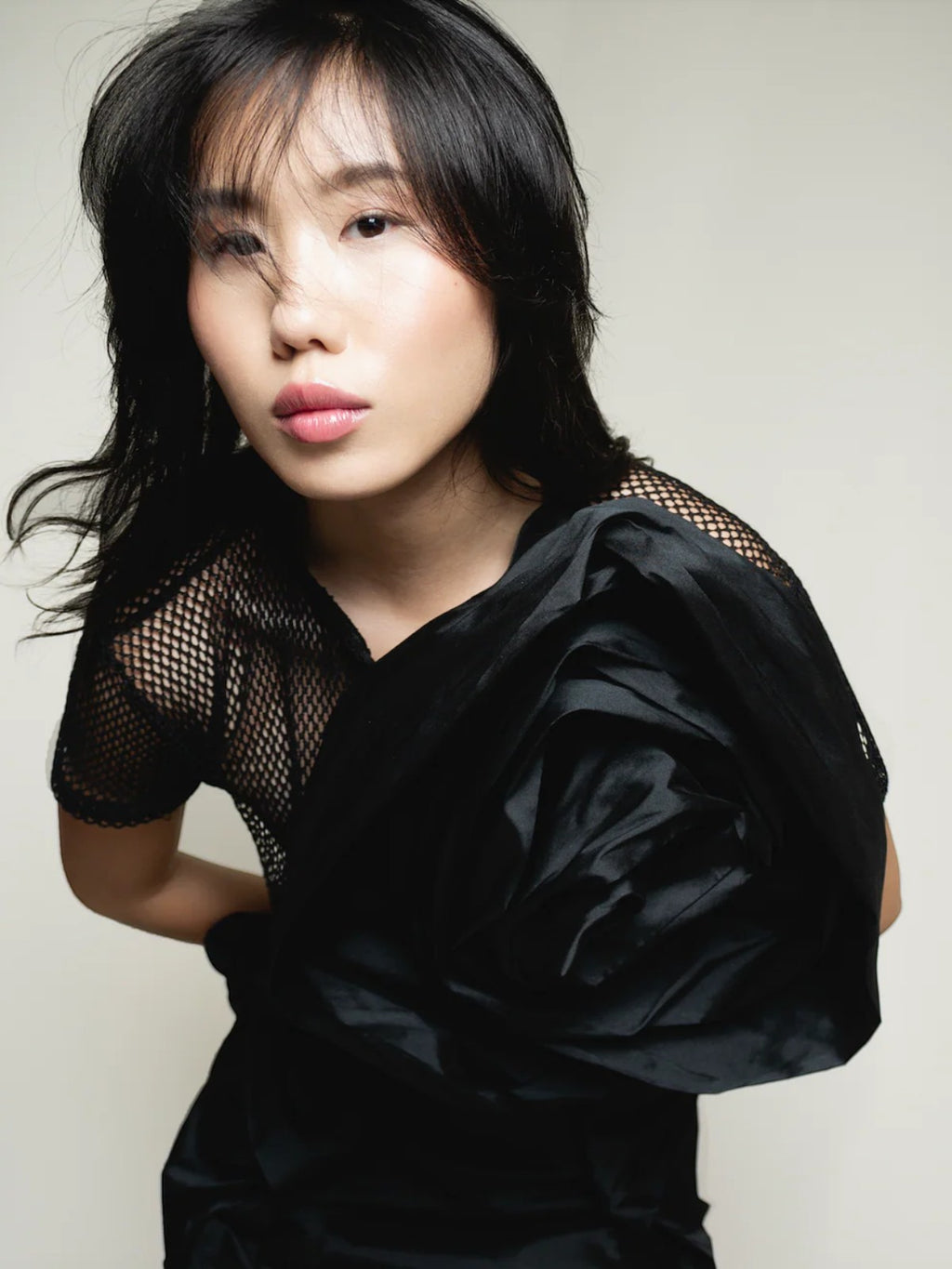 Rosa Mesh T-Shirt | Black