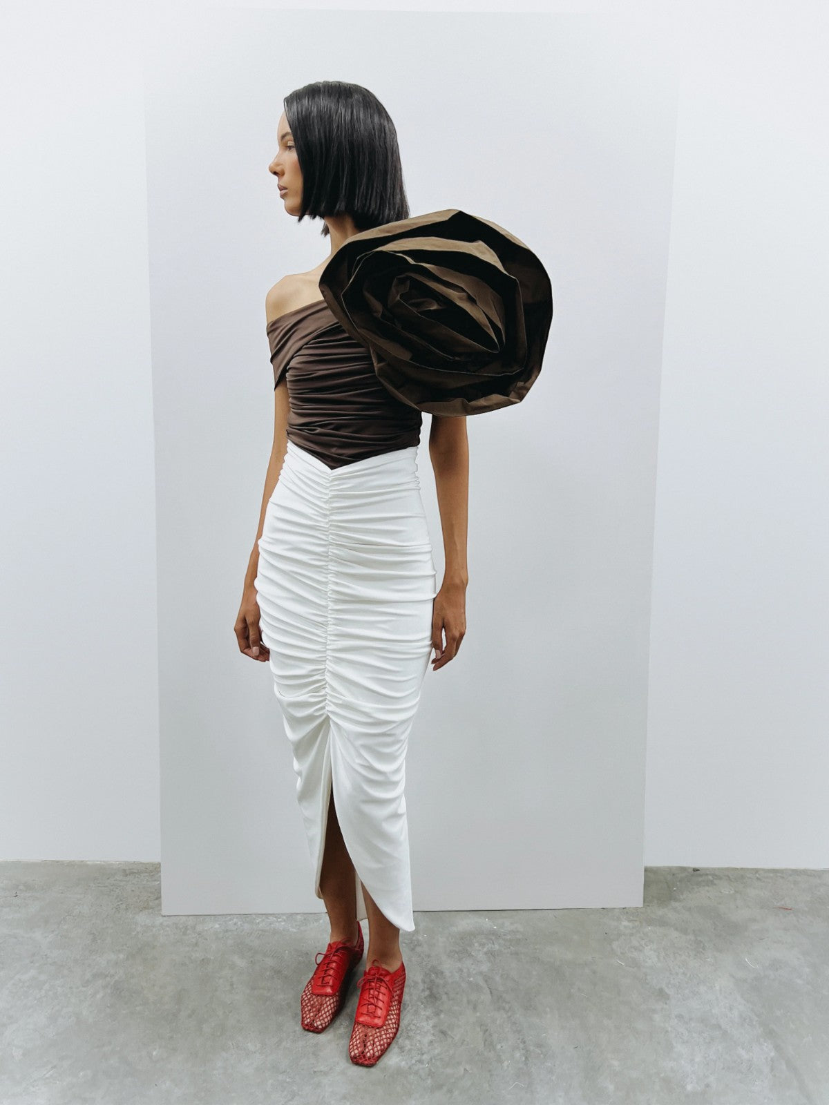 Rosa Top | Brown Rosa Top | Brown