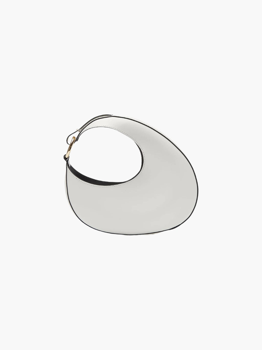 Ostra Micro Handbag | Off White/Gold Ring