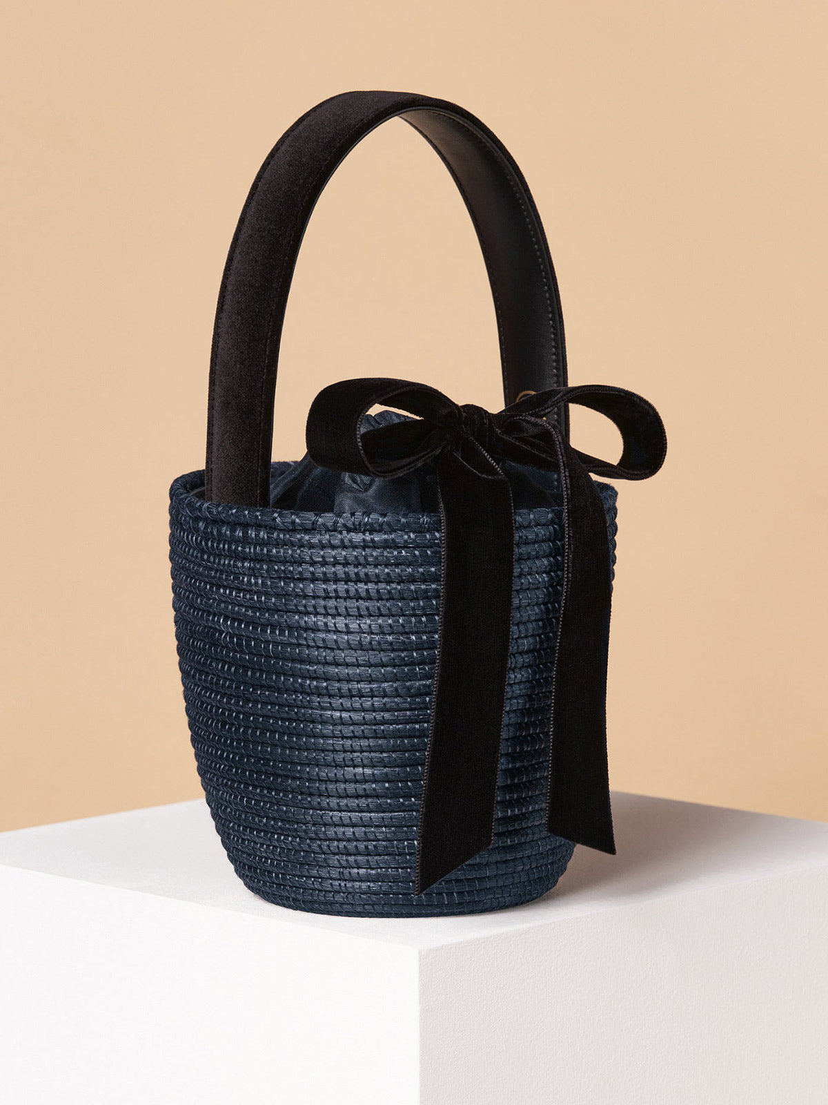 Shop Artisan Collection Navy Bucket Bag Online