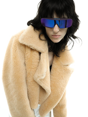Alanis Shearling Jacket | Beige Alanis Shearling Jacket | Beige