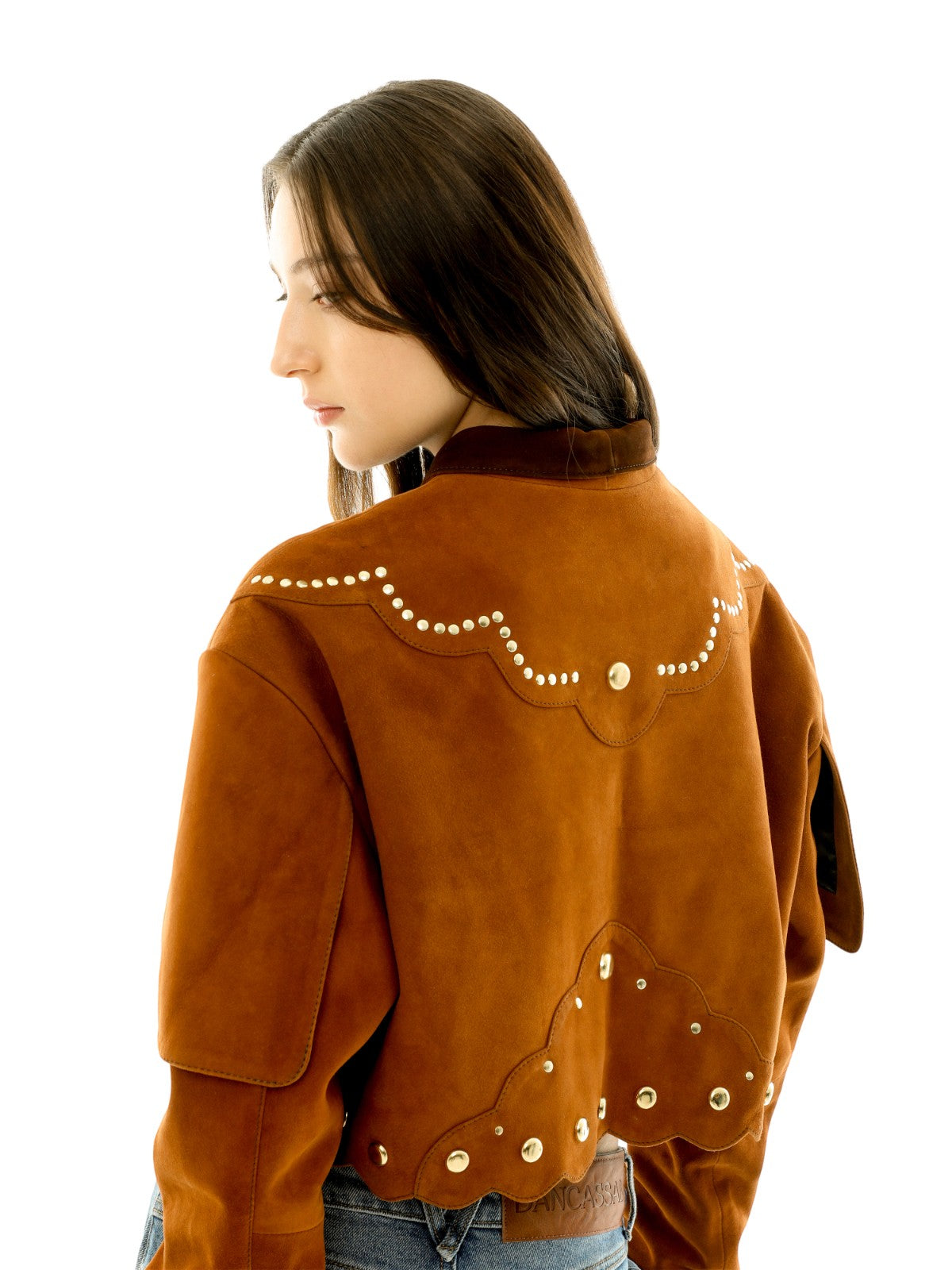 Amadea Suede Cropped Jacket Amadea Suede Cropped Jacket