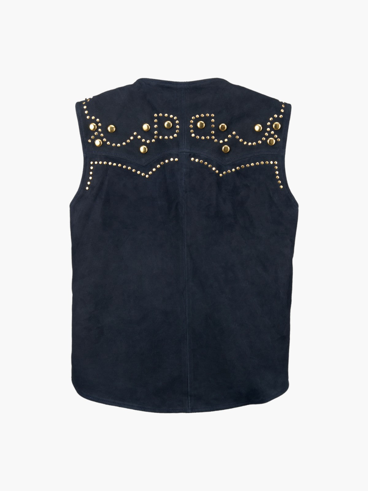 Giorgia Suede Vest | Navy Blue Giorgia Suede Vest | Navy Blue
