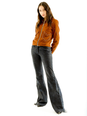 Lindsey Leather Fringe Pant Lindsey Leather Fringe Pant