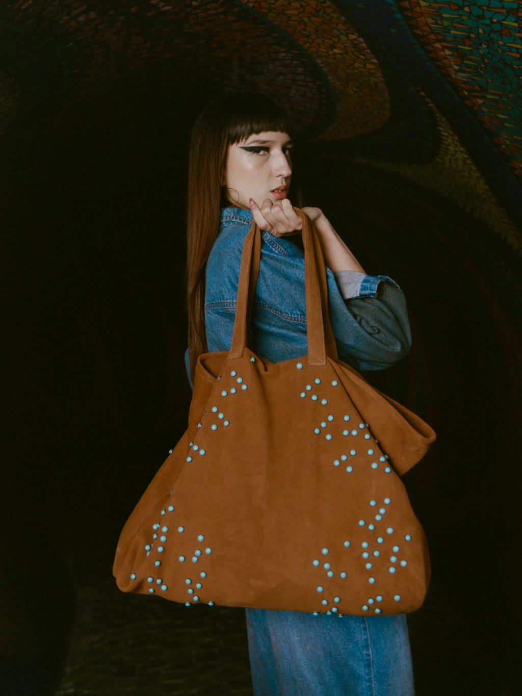 Miranda Suede Tote Bag