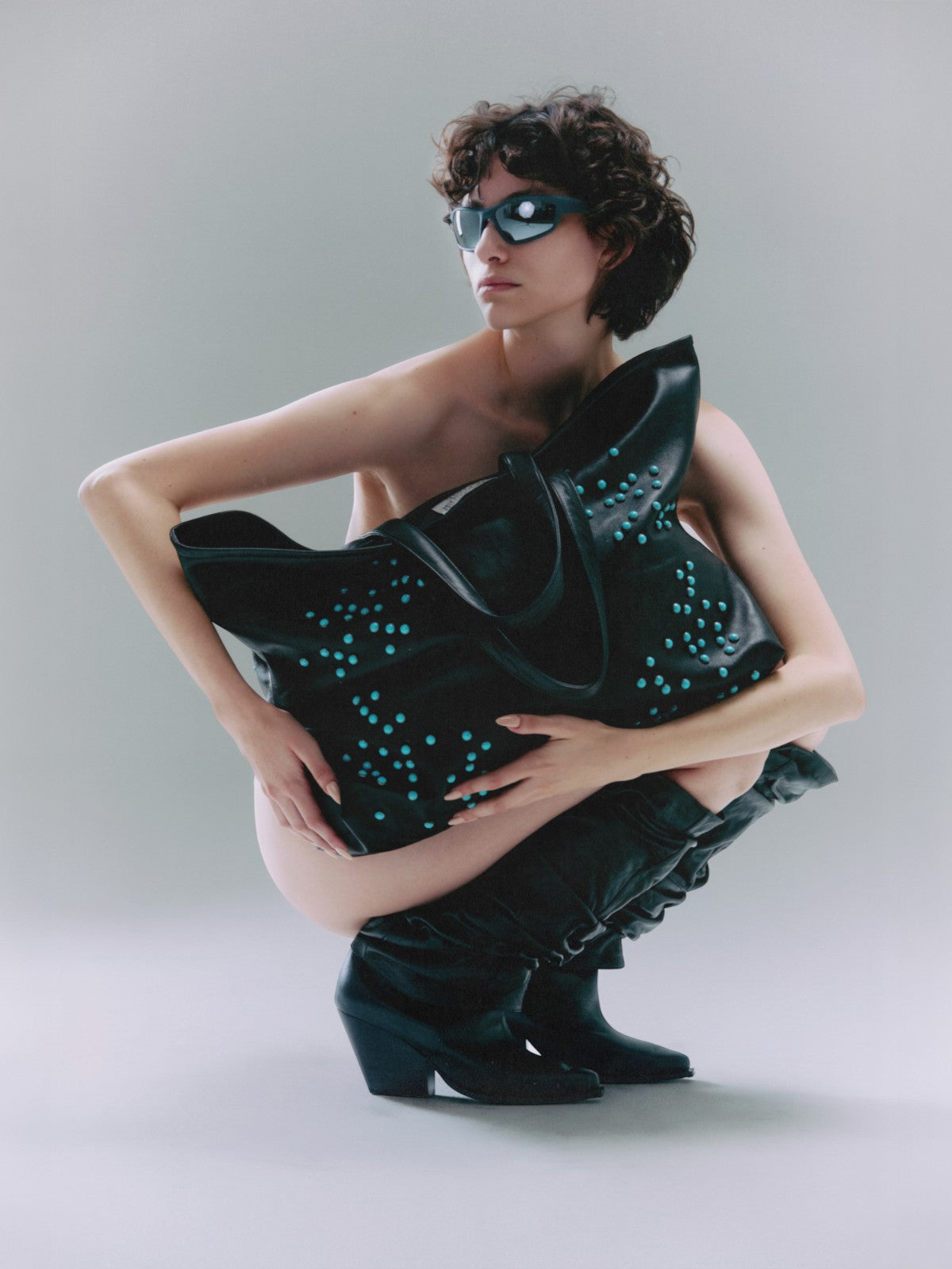 Miranda Leather Tote Bag | Black Miranda Leather Tote Bag | Black