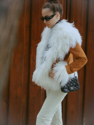 Queen Jacket | Brown/White Queen Jacket | Brown/White