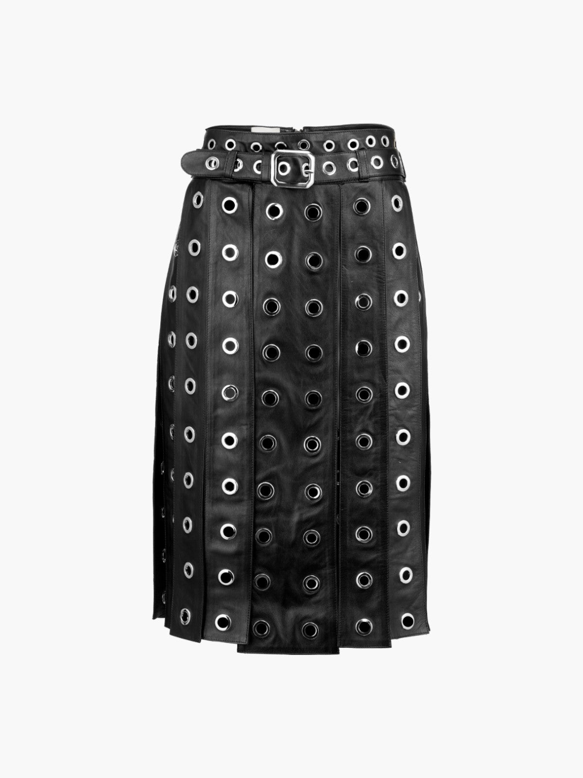Vera Leather Skirt | Black