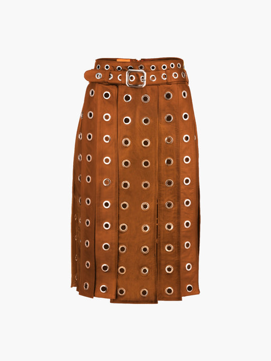 Vera Suede Skirt | Brown