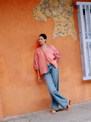 Baby Pink Blouse Baby Pink Blouse