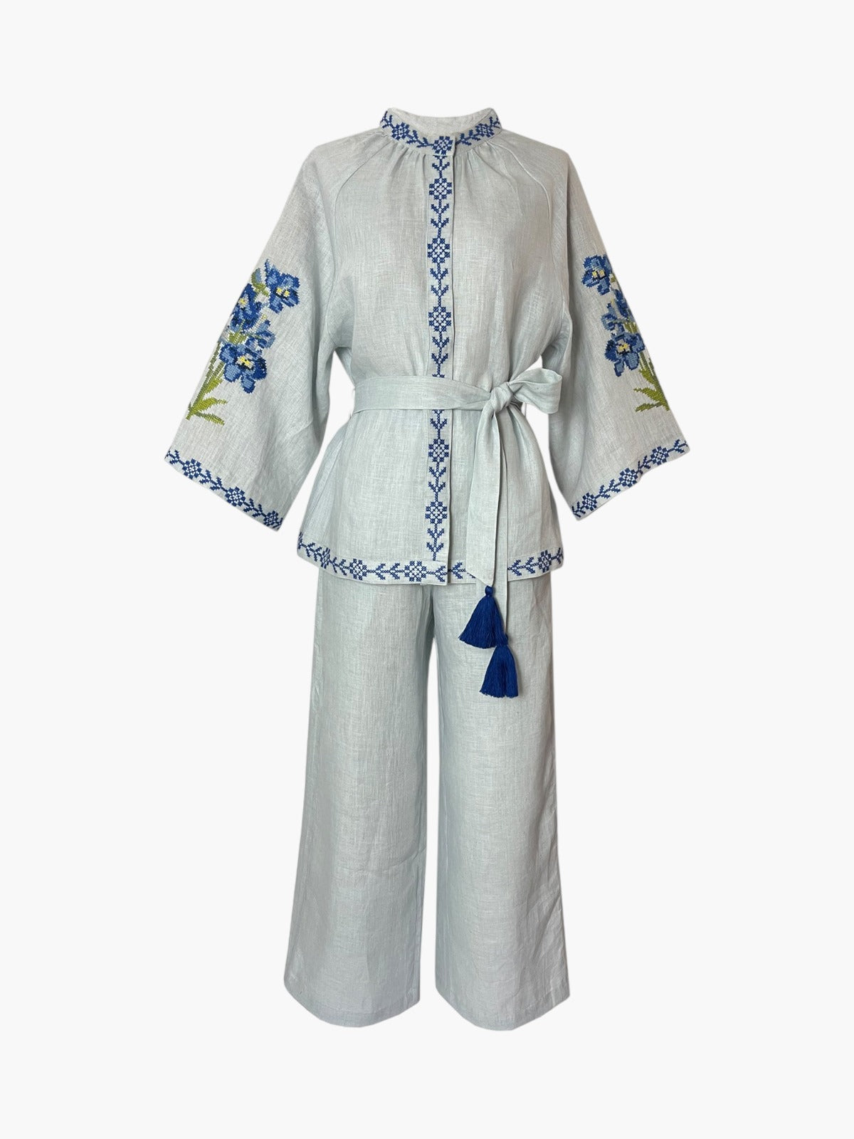 Linen Set | Blue Linen Set | Blue