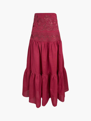 Espina Skirt | Red Espina Skirt | Red