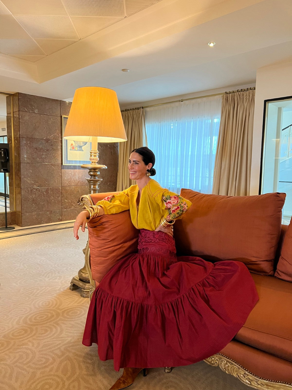 Espina Skirt | Red Espina Skirt | Red