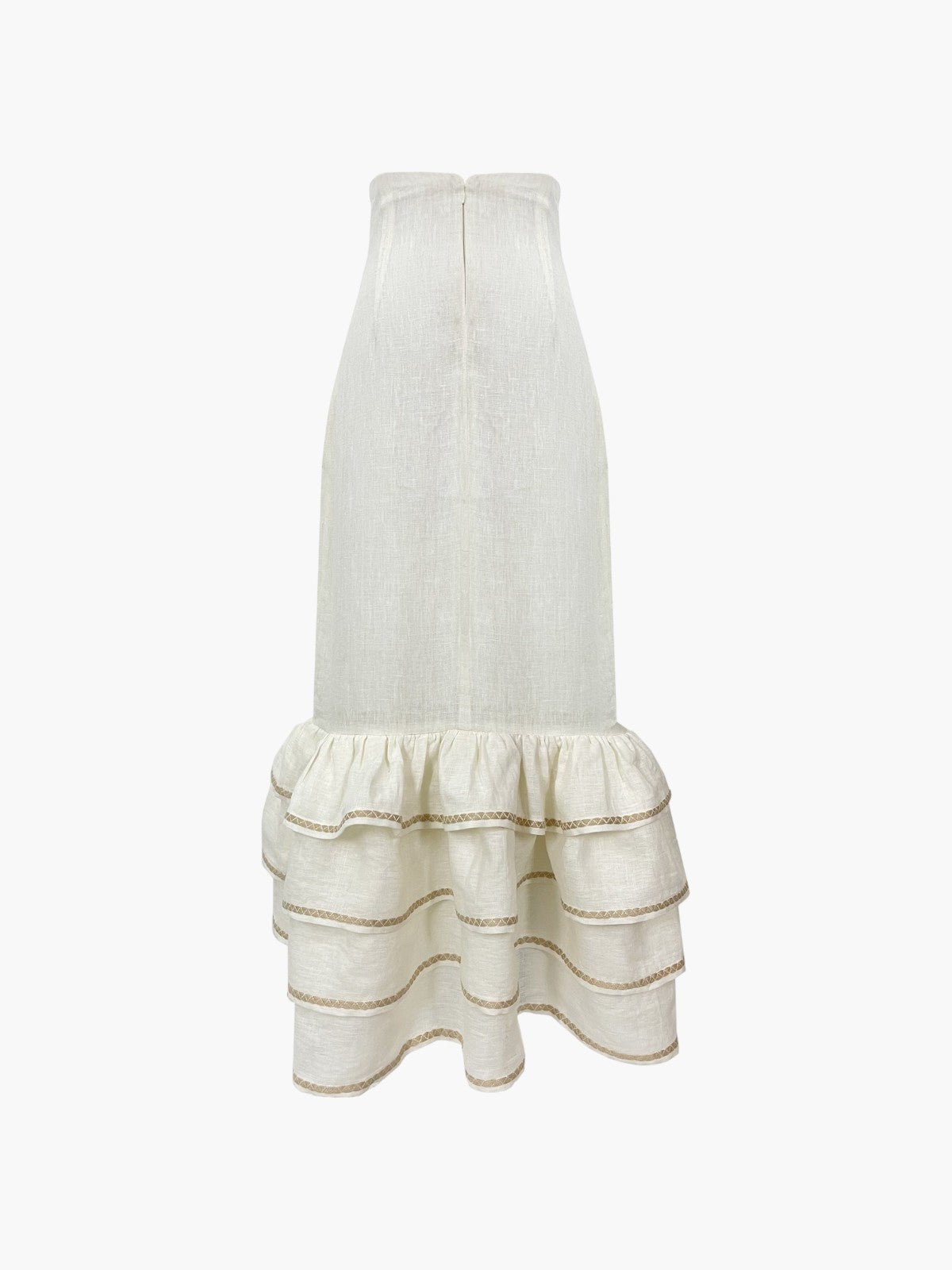 Flamenco Skirt | White Flamenco Skirt | White