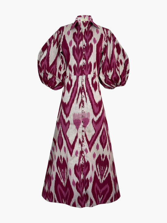 Jodhpur Dress | Burgundy