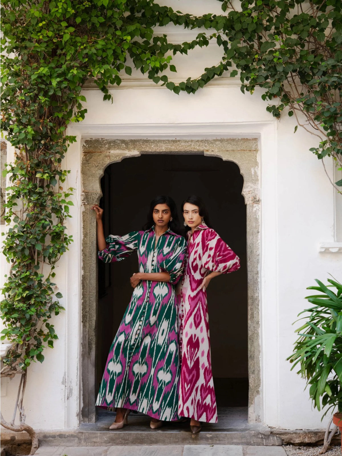 Jodhpur Dress | Green Jodhpur Dress | Green
