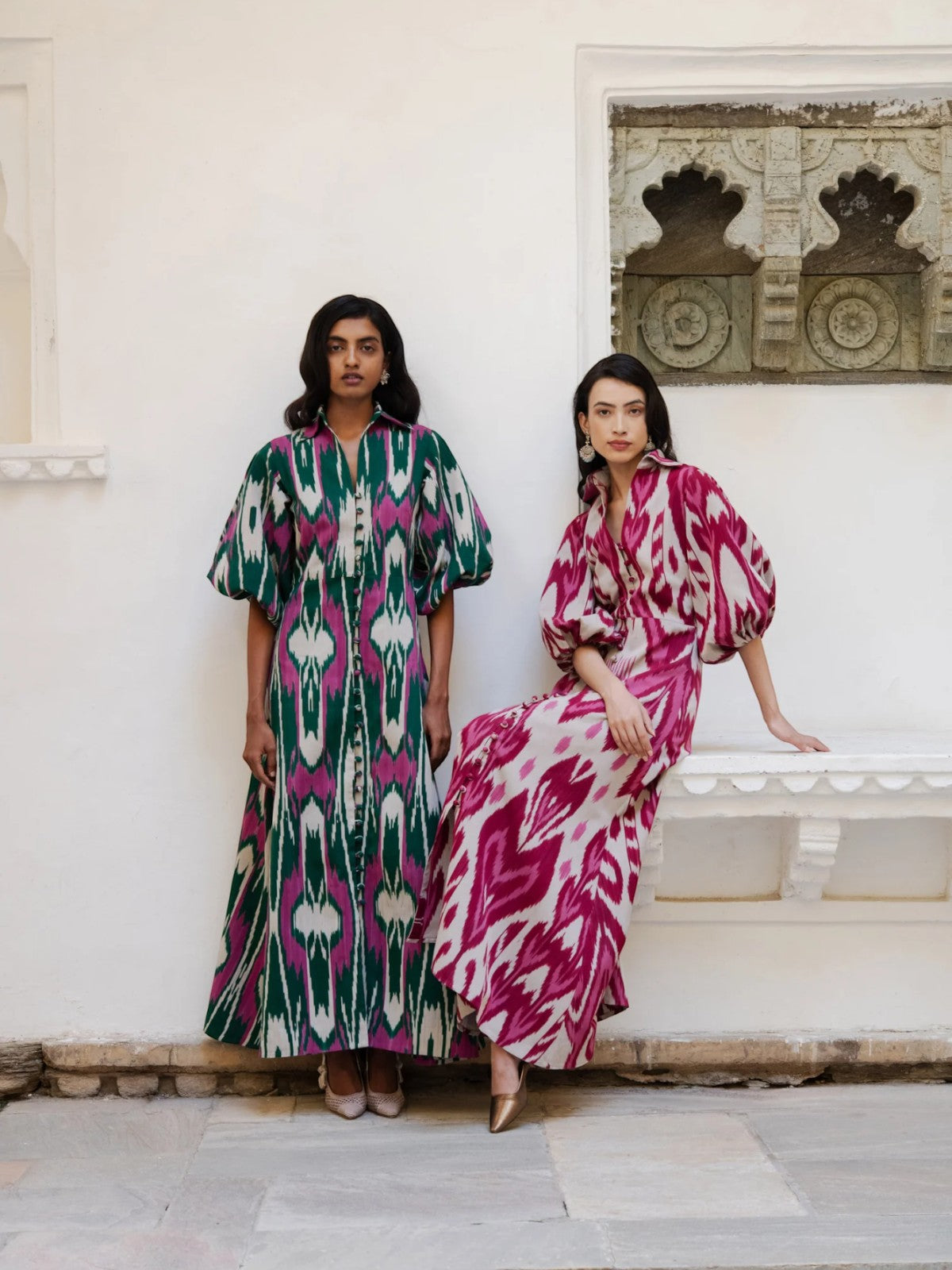 Jodhpur Dress | Green Jodhpur Dress | Green