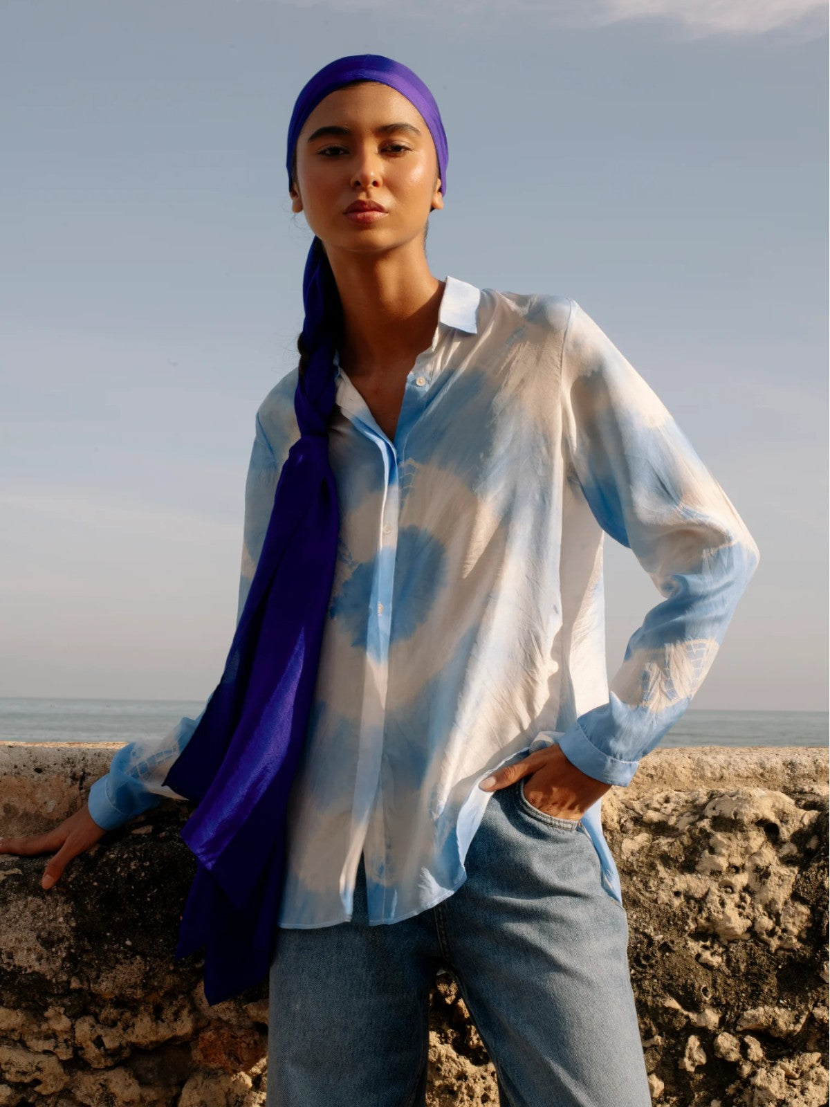 Nube Tie Dye Blouse Nube Tie Dye Blouse