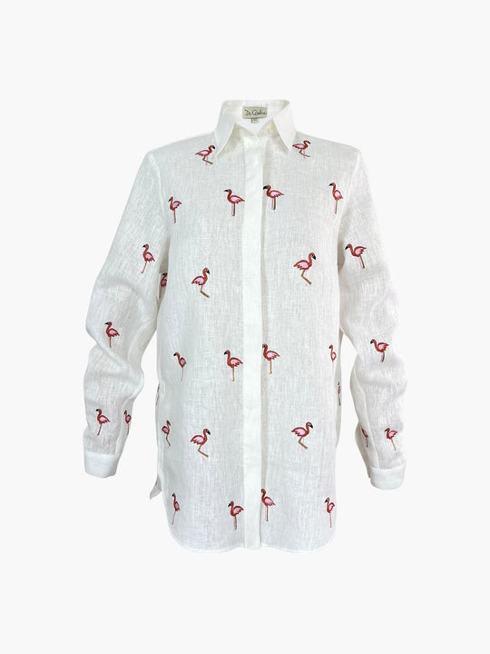 Flamingo Blouse | White