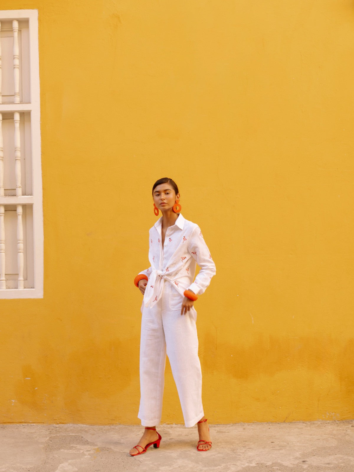 Flamingo Set | White Flamingo Set | White