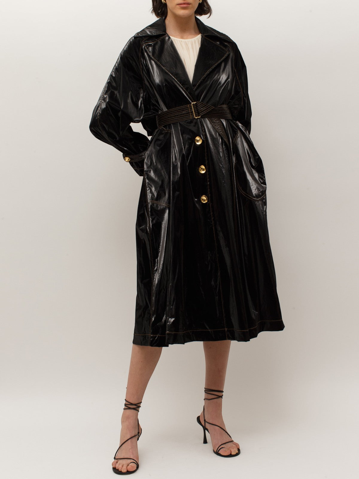 Camilia Trench Coat | Black