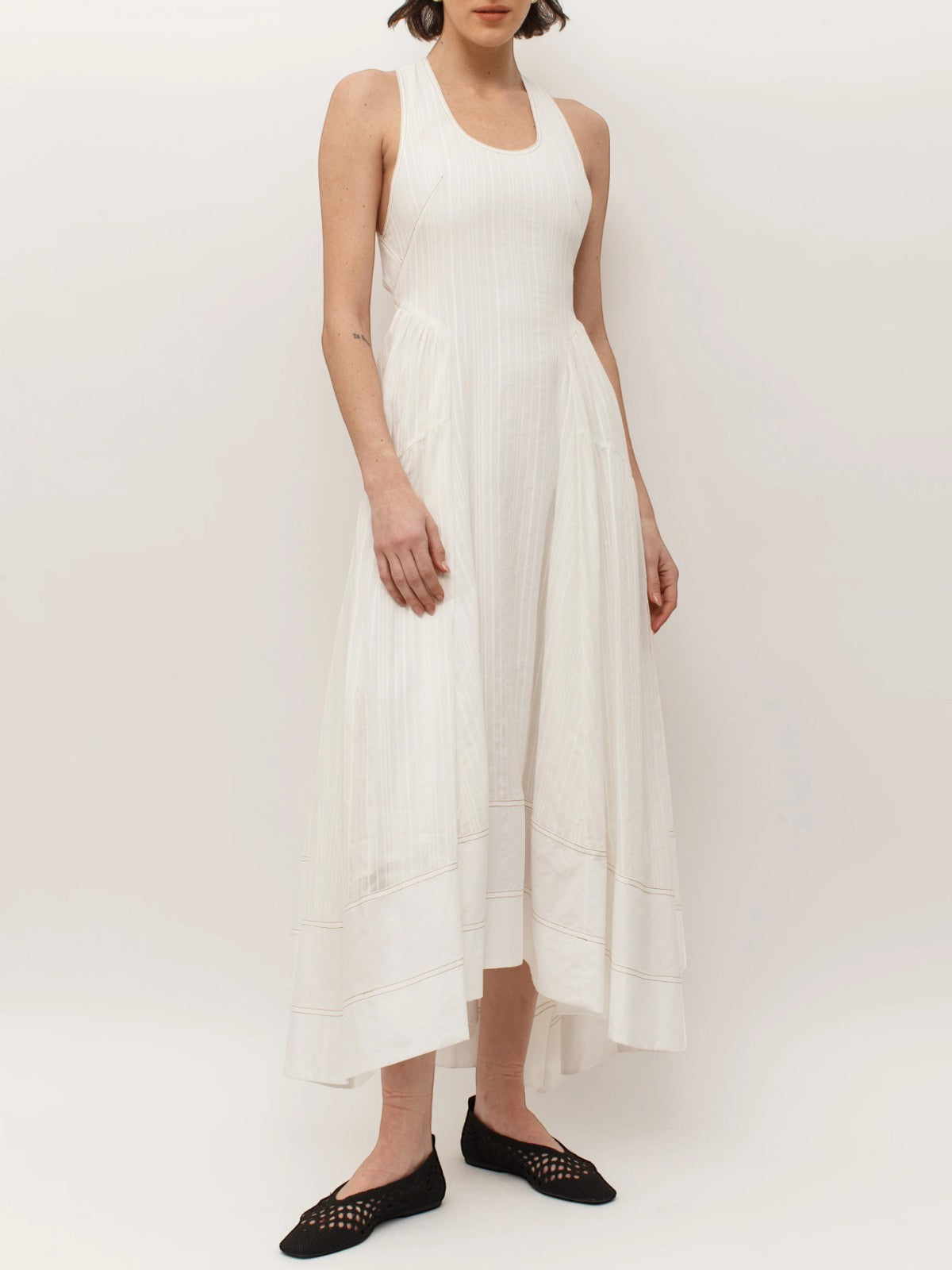 Carolina Cross-Back Dress | White Carolina Cross-Back Dress | White