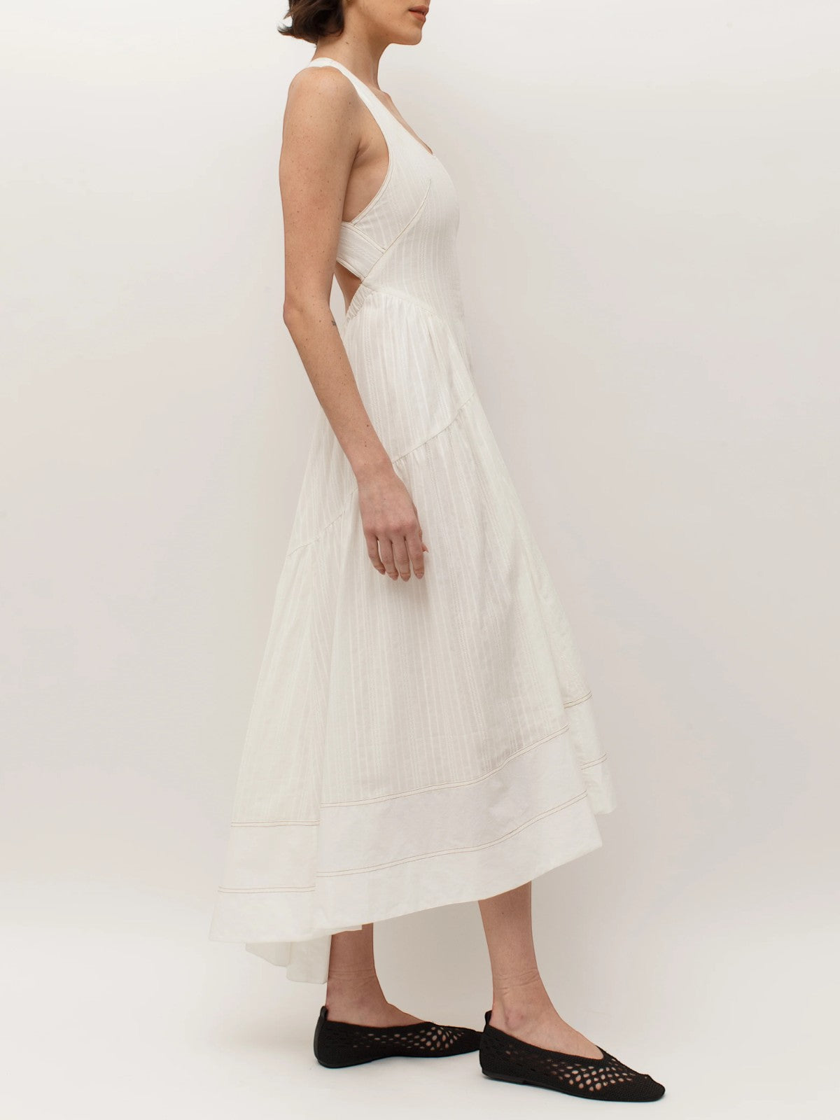 Carolina Cross-Back Dress | White Carolina Cross-Back Dress | White