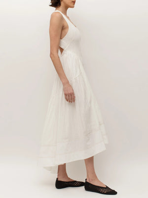 Carolina Cross-Back Dress | White Carolina Cross-Back Dress | White