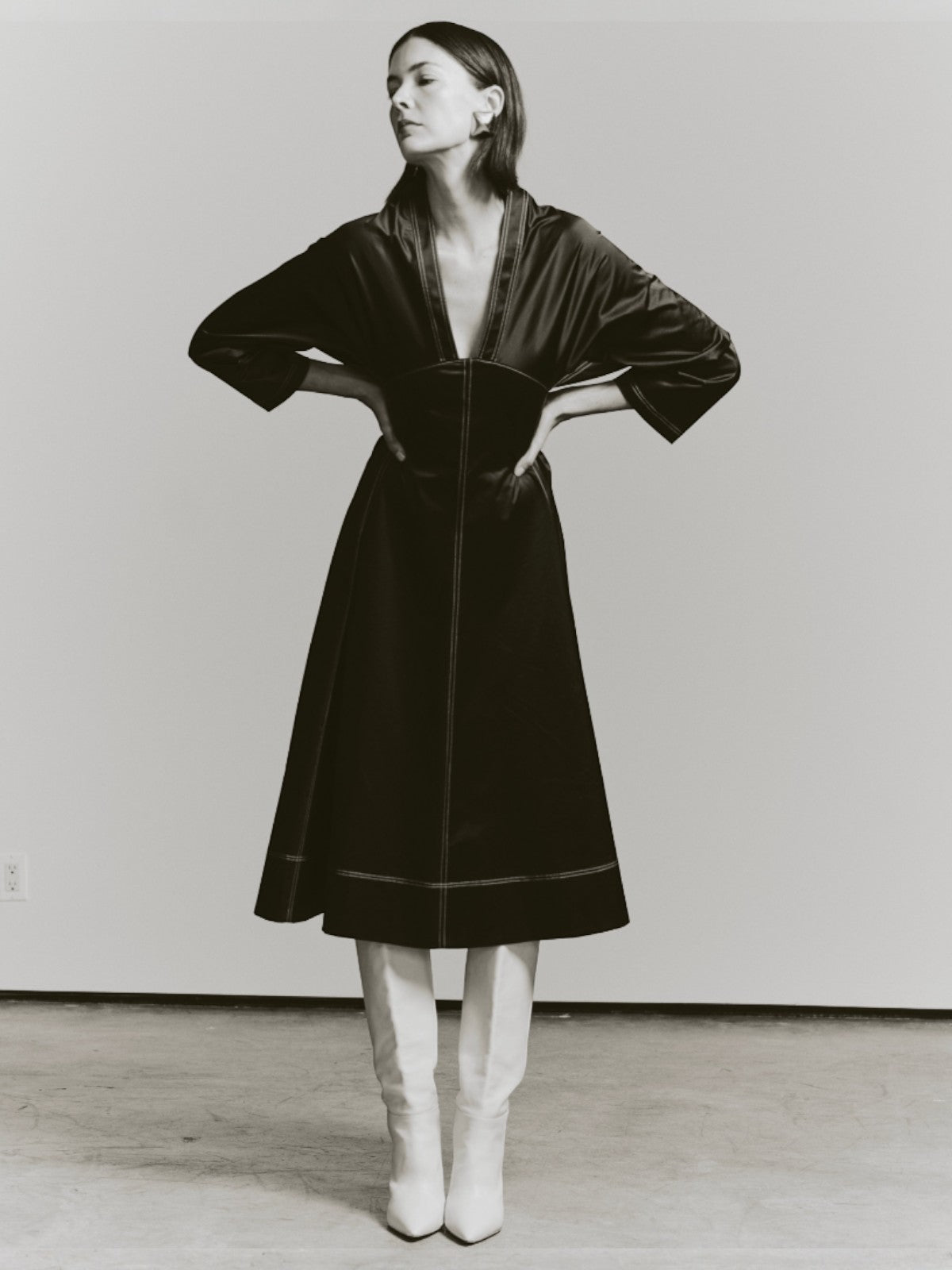 Lily A-line Dress | Navy Lily A-line Dress | Navy