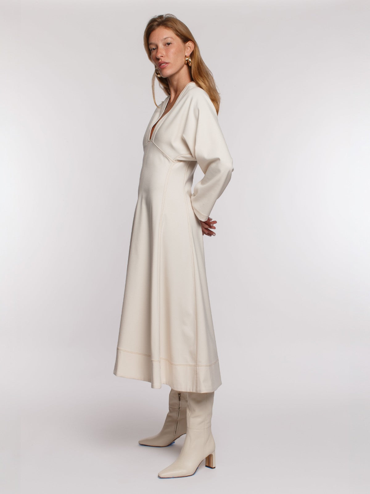 Lily A-line Dress | White Lily A-line Dress | White