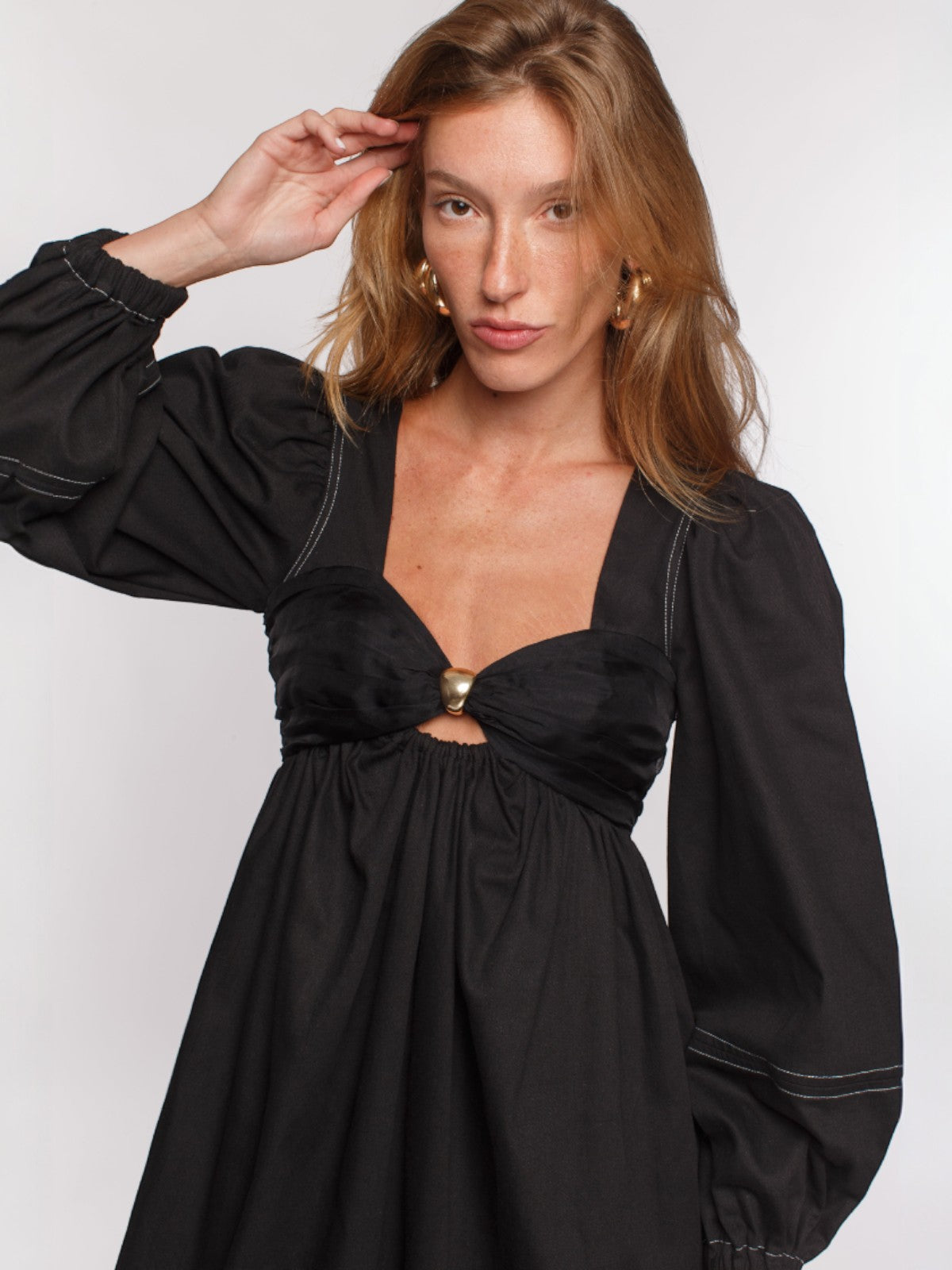 Mila Two Tone Dress | Black Mila Two Tone Dress | Black