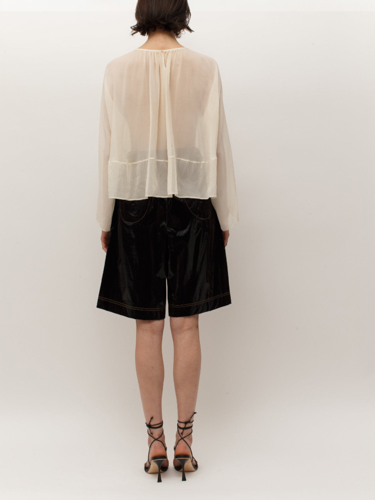 Siliva Sheer Blouse | Ivory Siliva Sheer Blouse | Ivory