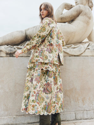 Amber Blazer | Rainbow Floral Jacquard Amber Blazer | Rainbow Floral Jacquard