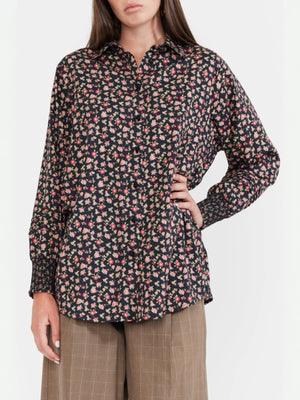 Big Ole Buttondown | Black Rose Floral Big Ole Buttondown | Black Rose Floral